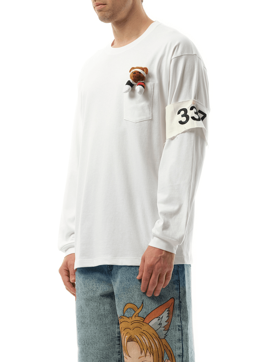Doublet Support Group Long Sleeve T-Shirt in White