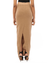Pillar Skirt in Beige