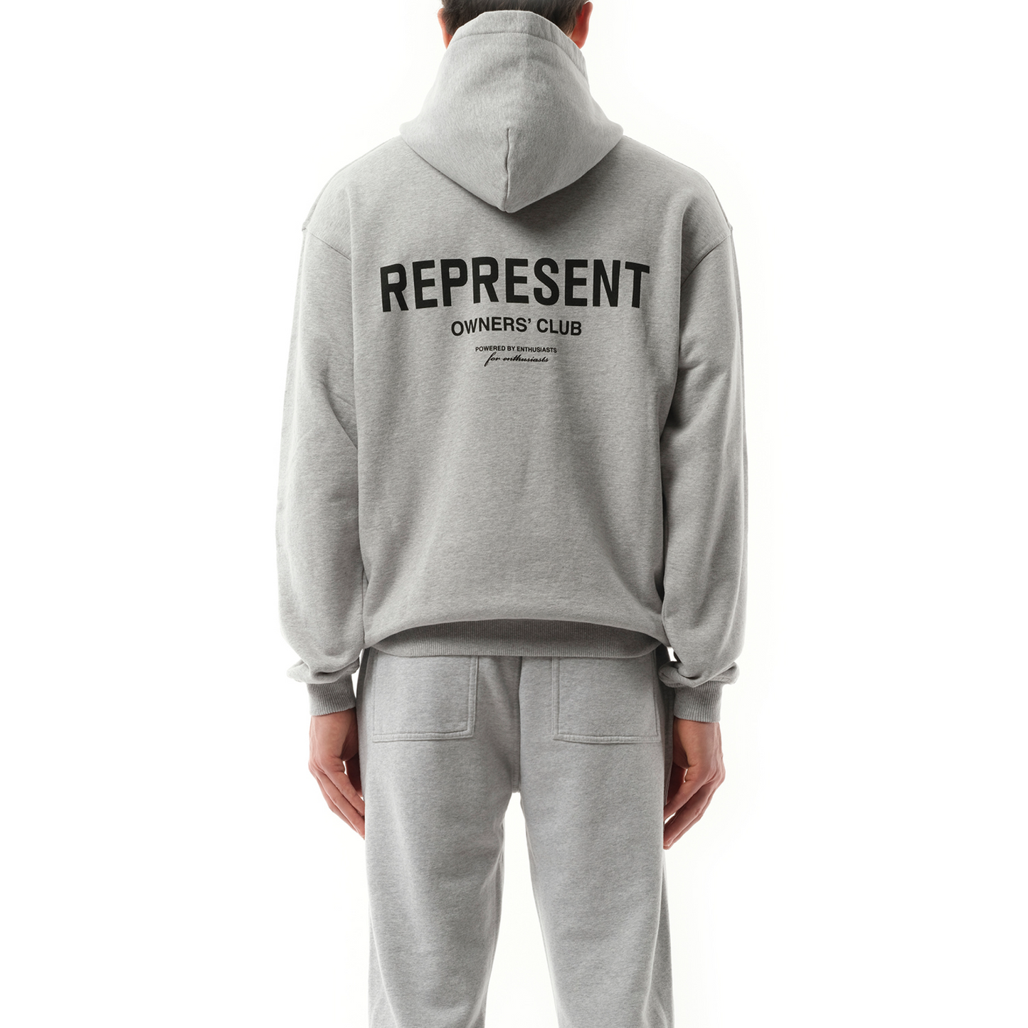 Represent Owners Club Hoodie in Ash Grey