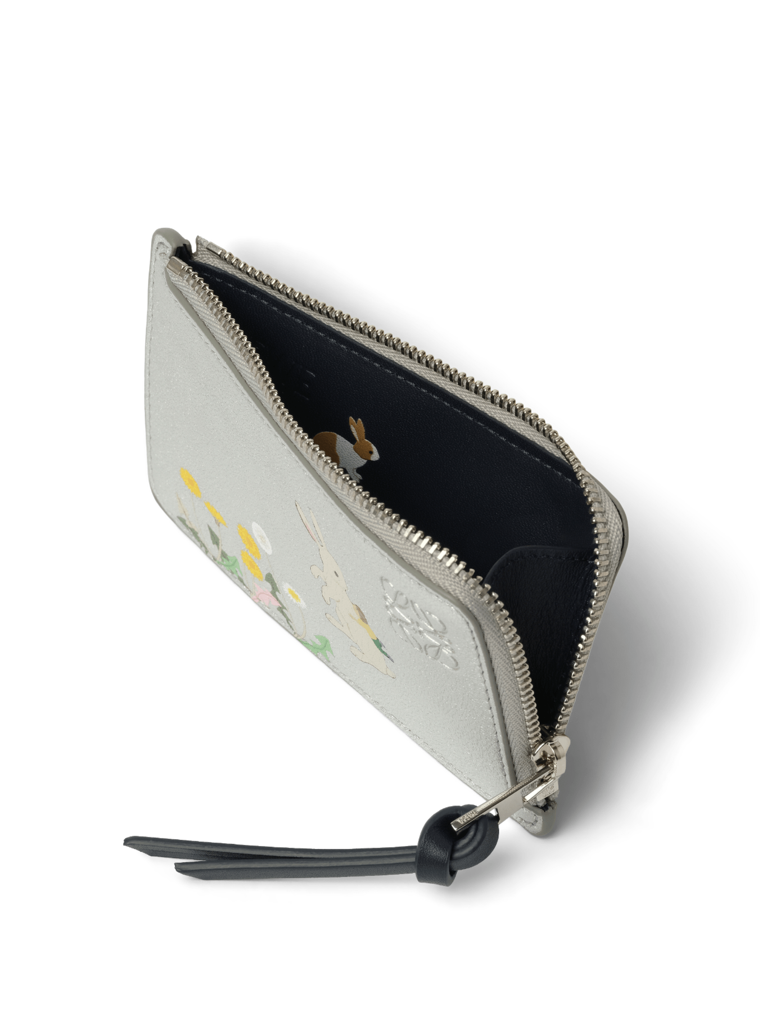 Loewe Bunnies Coin Cardholder in Silver