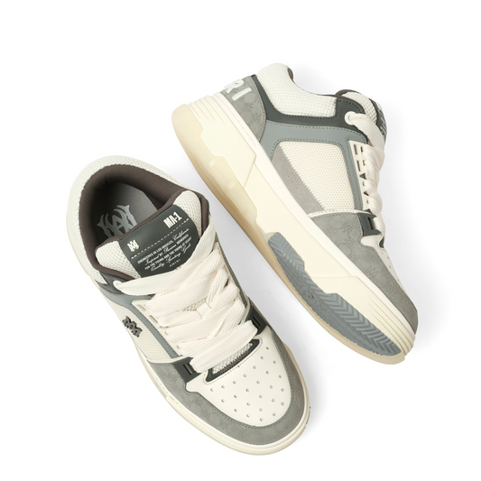 MA Quad Debossed Nubuck MA-1 Sneaker in Grey