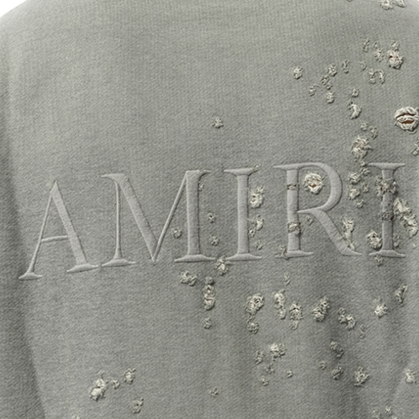 MA Shotgun Embroidered Sweatshirt in Grey