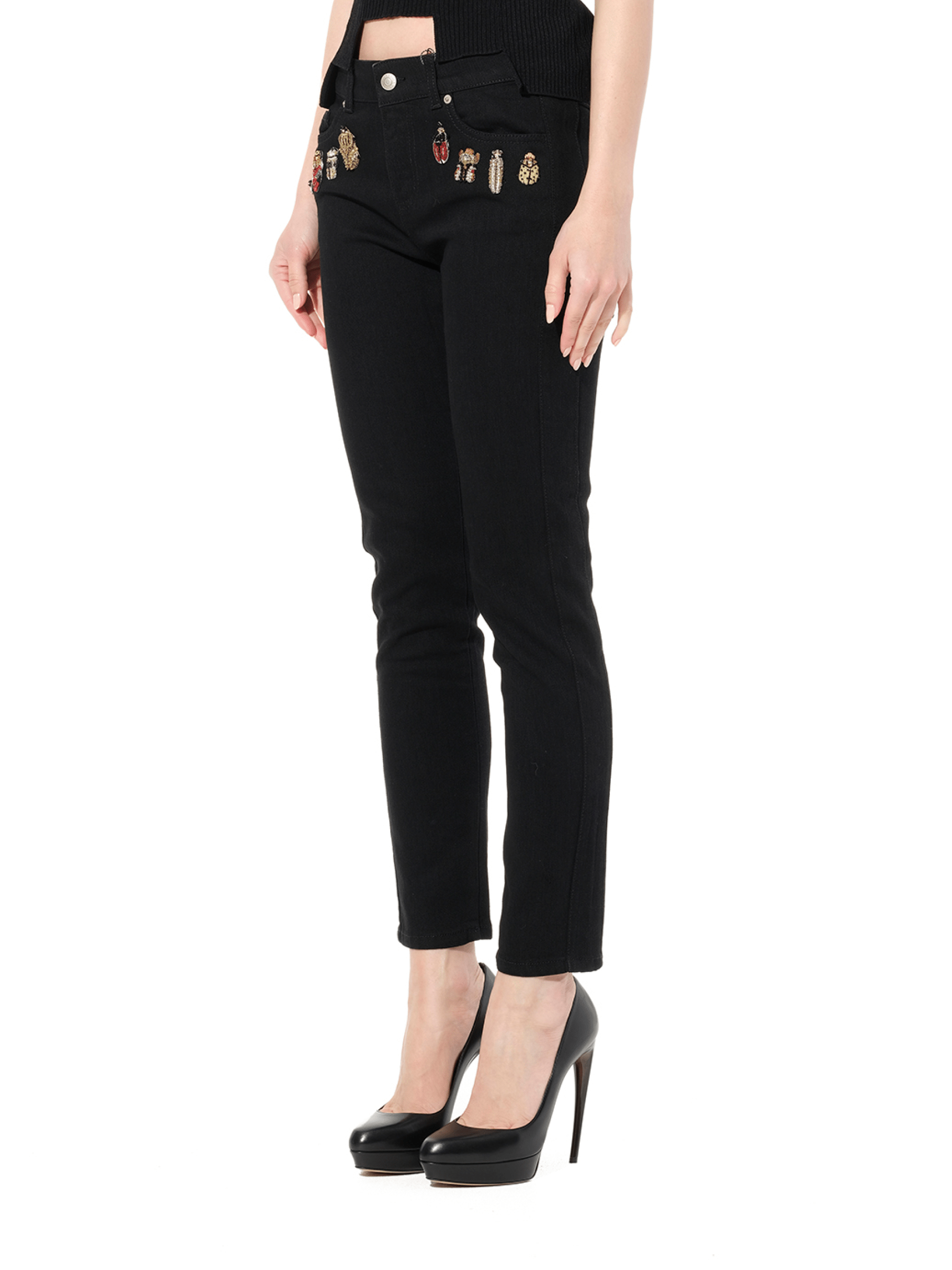 Washed Jeans in Black