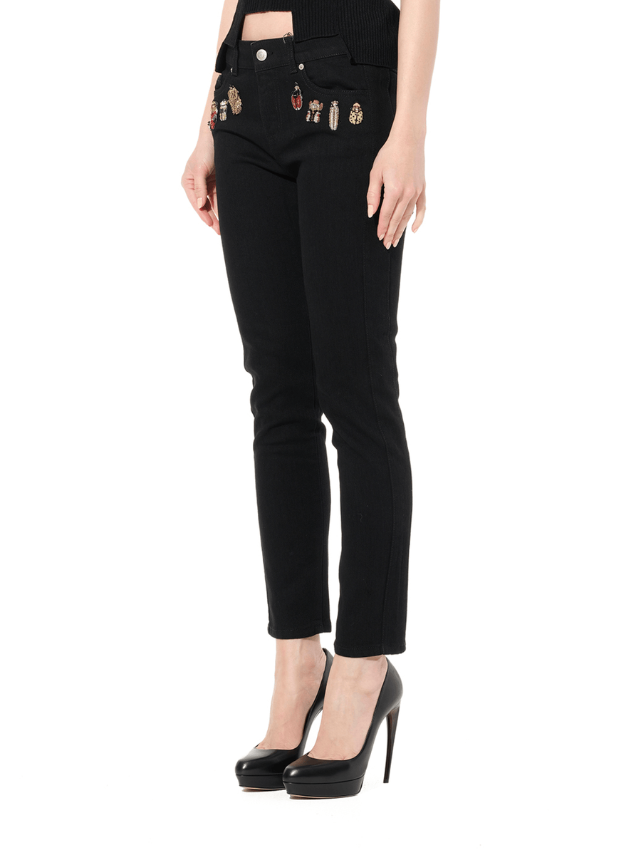 Washed Jeans in Black