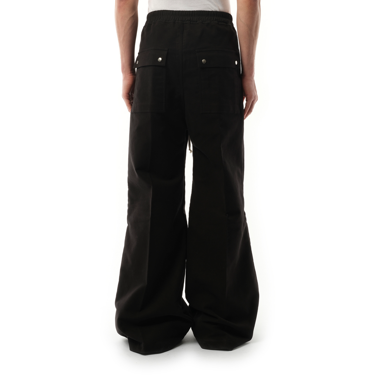 Brushed Wide Bela Pants in Black