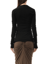 Cashmere EDFU Top in Black