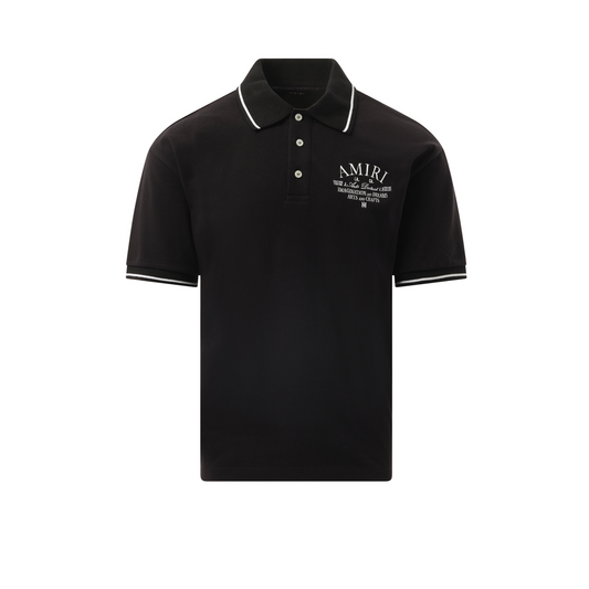 Amiri Arts District  Polo in Black