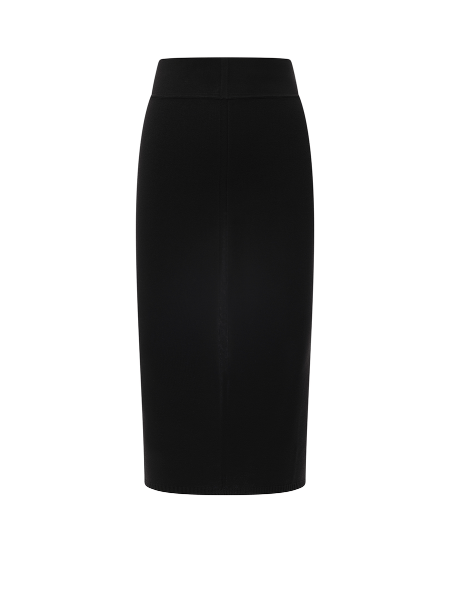 Rick Owens Calf Skirt in Black