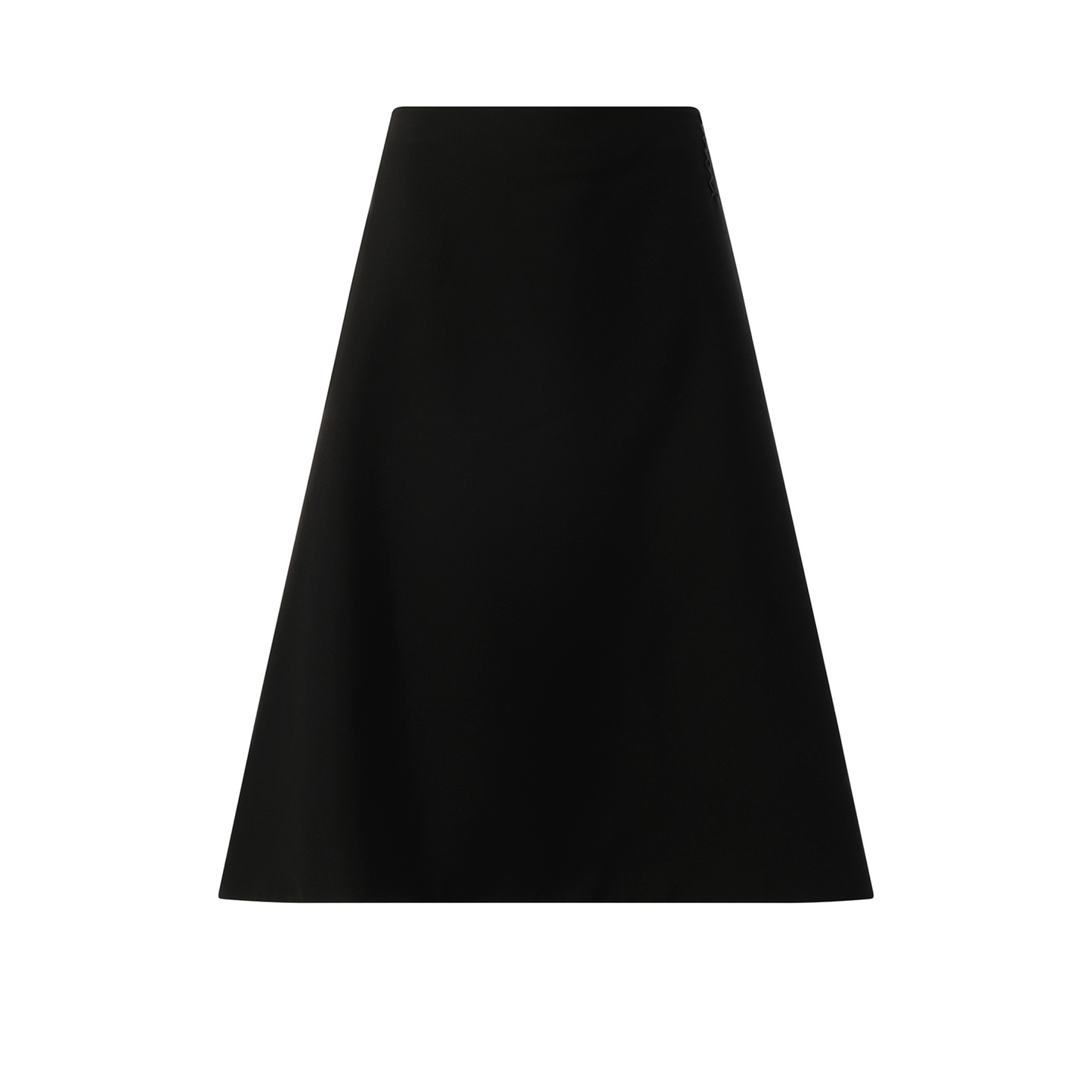 Midi Circle Skirt in Black