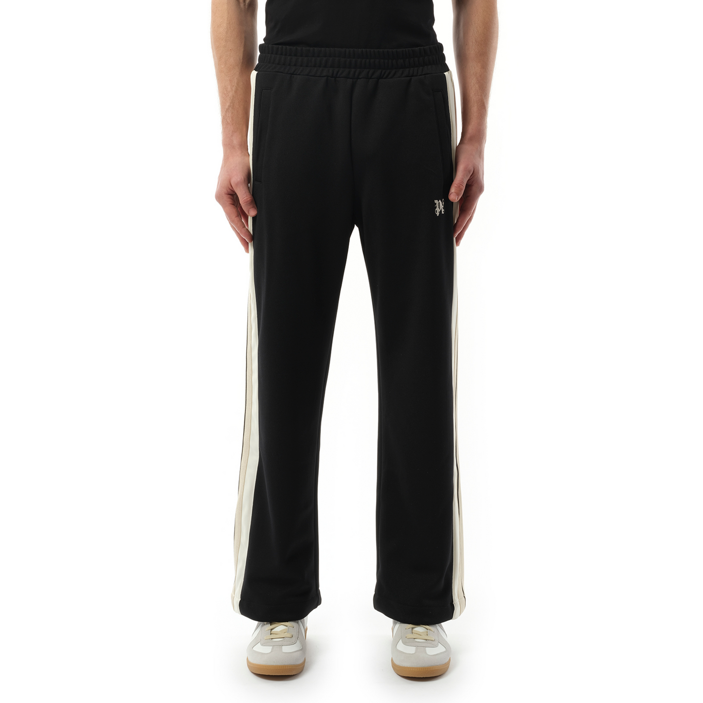 New Monogram Track Pants in Black/Off White