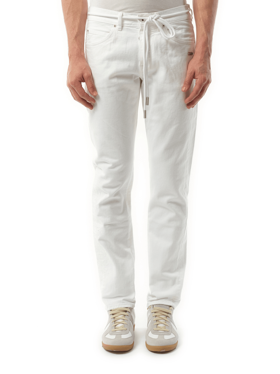 Slim Back Dart Jeans in White