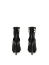 Low Boots in Black Top View | ALEXANDER MCQUEEN
