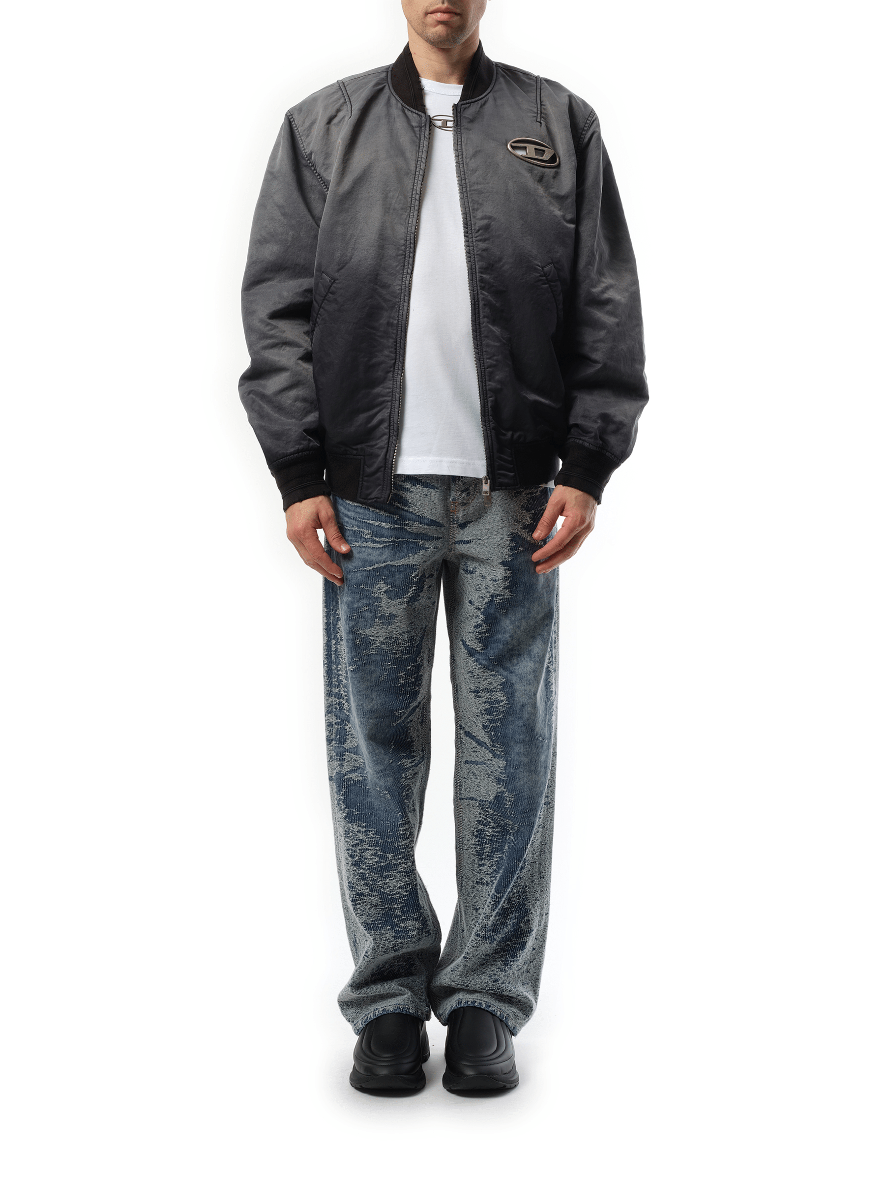 Diesel J-Kepes Bomber Jacket in Blue