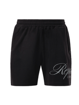 Represent Represent Owners Club Script Mesh Shorts in Black