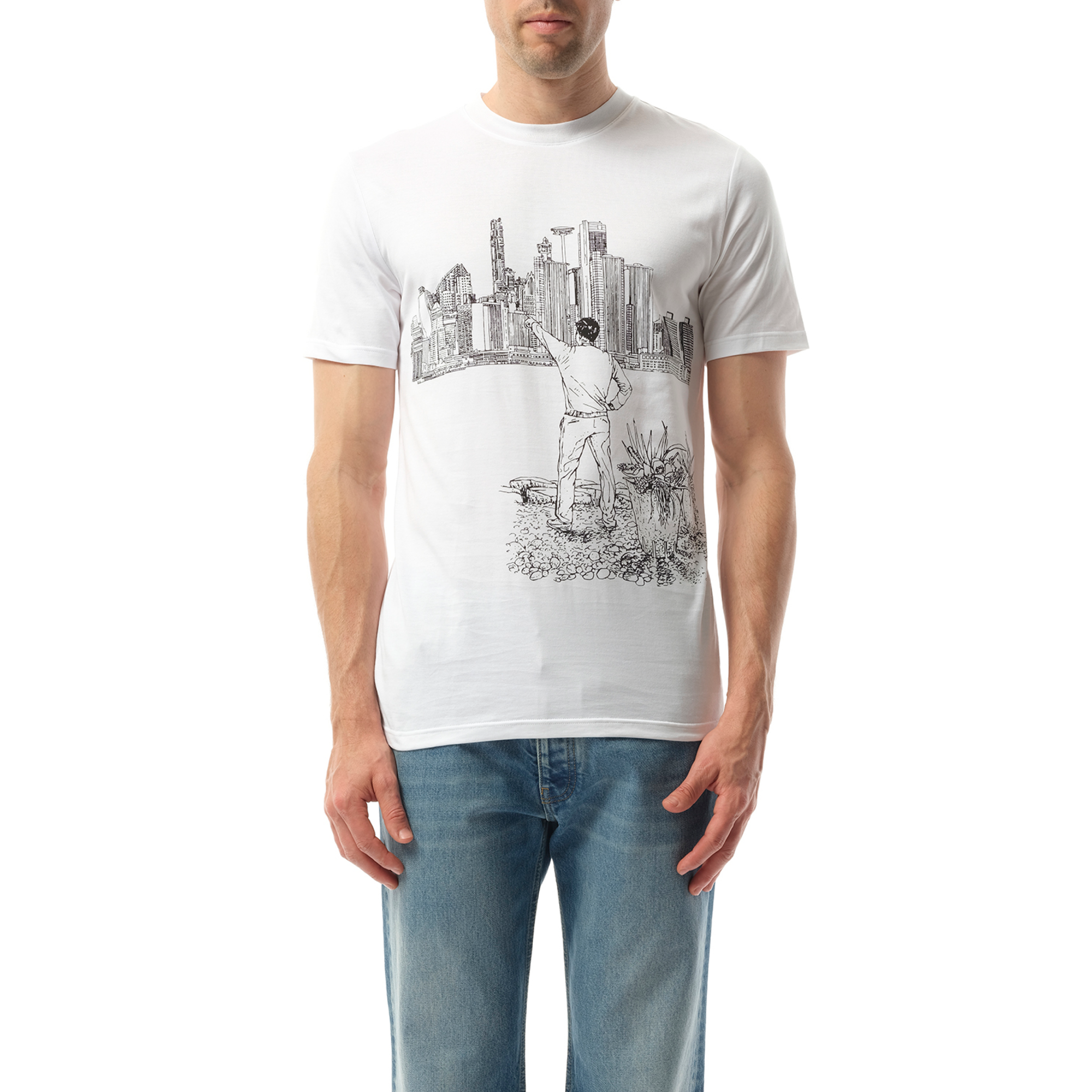 City T-Shirt in White