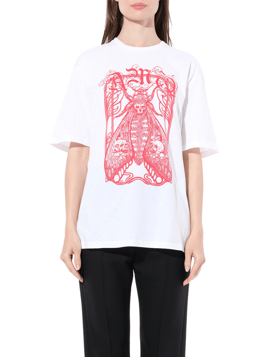 Moth Oversize T-Shirt in White