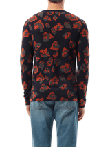 Leopard Jacq Sweatshirter in Navy