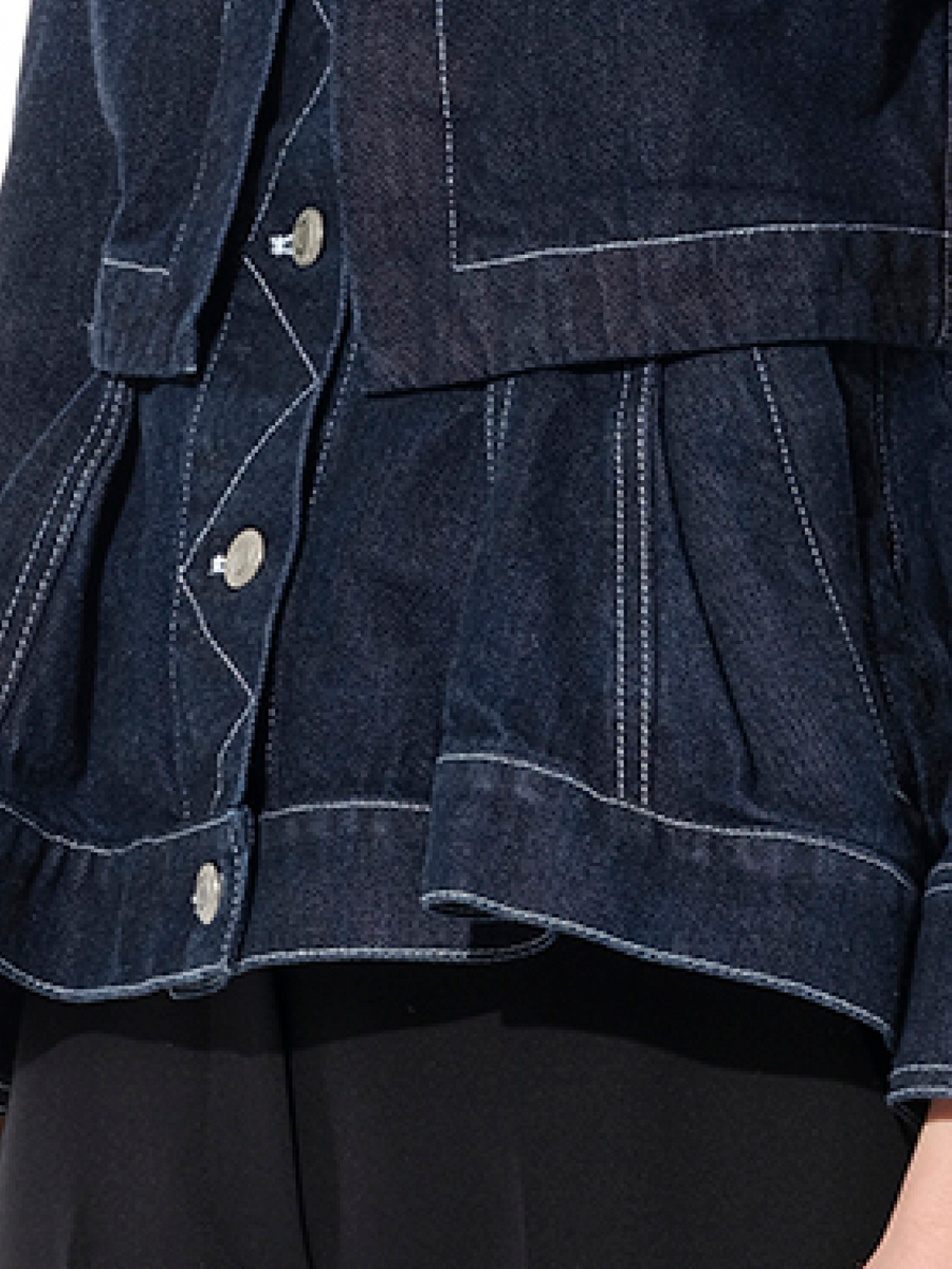 Raw Denim Jacket in Blue