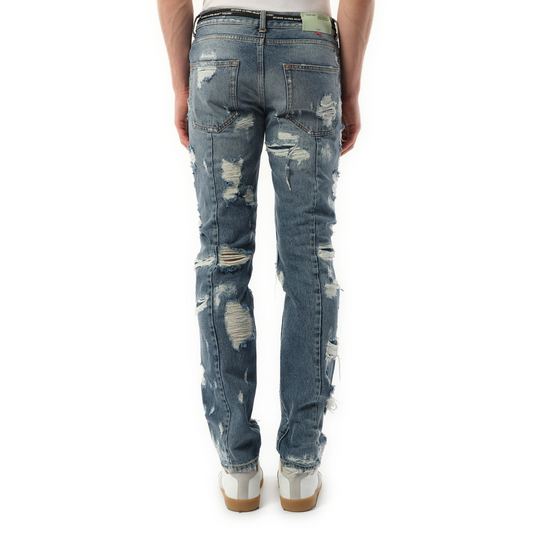 Slim Back Dart Jeans in Blue