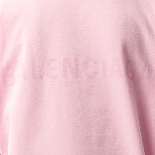 Back Logo Medium Fit T-Shirt in Pink