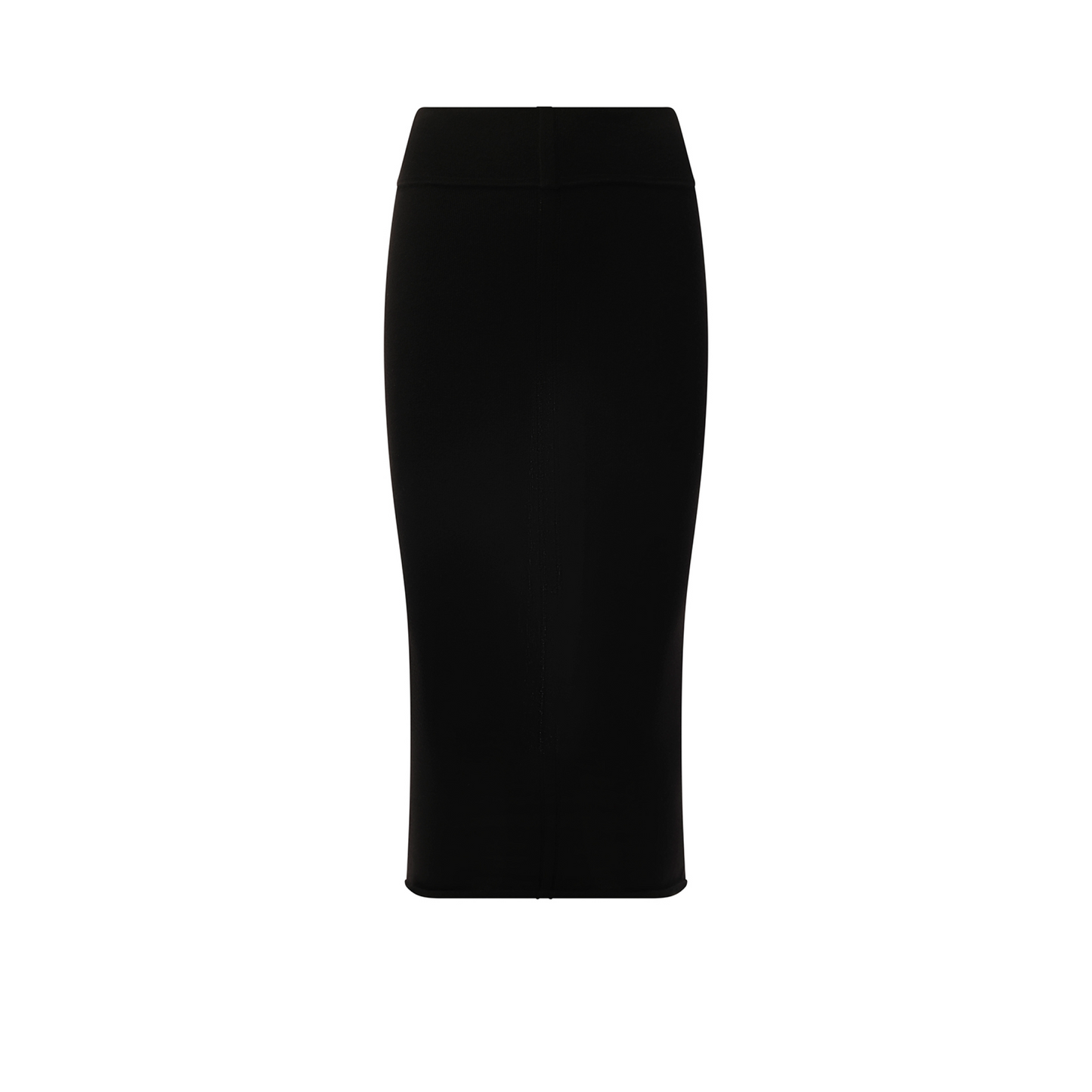 Calf Dauphine Skirt in Black