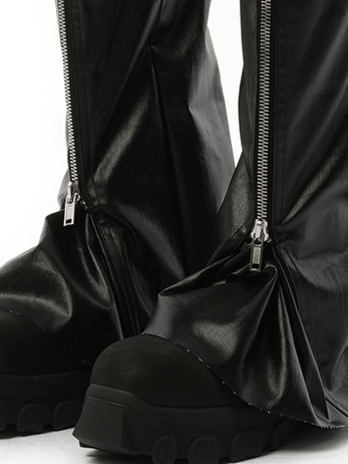 Rick Owens Coated Denim Bolan Banana in Black