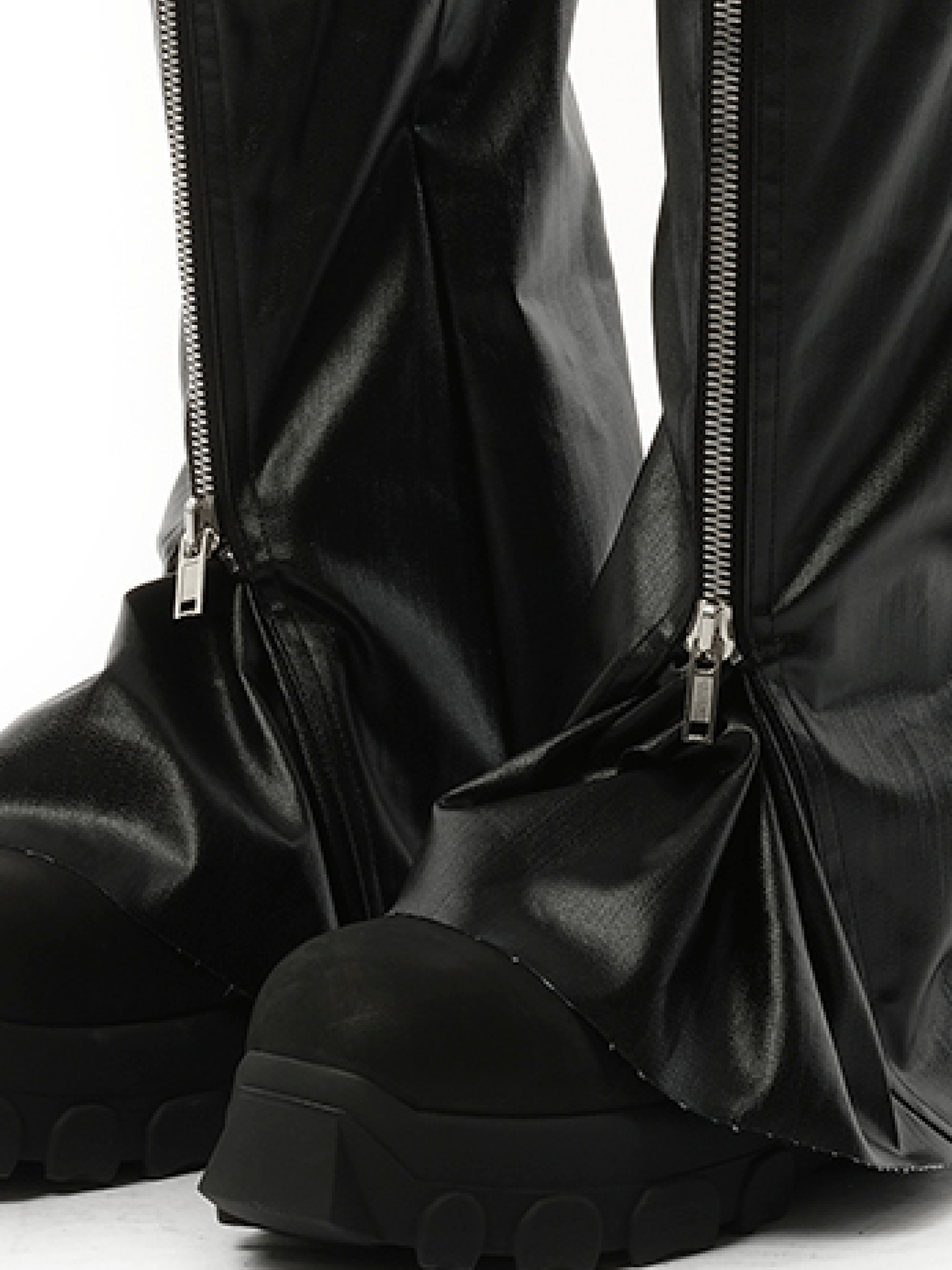 Rick Owens Coated Denim Bolan Banana in Black