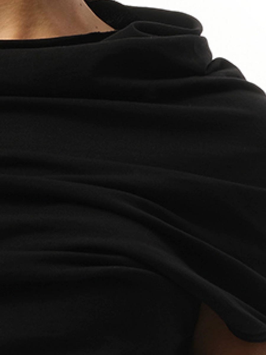 Rick Owens Jersey Shroud in Black