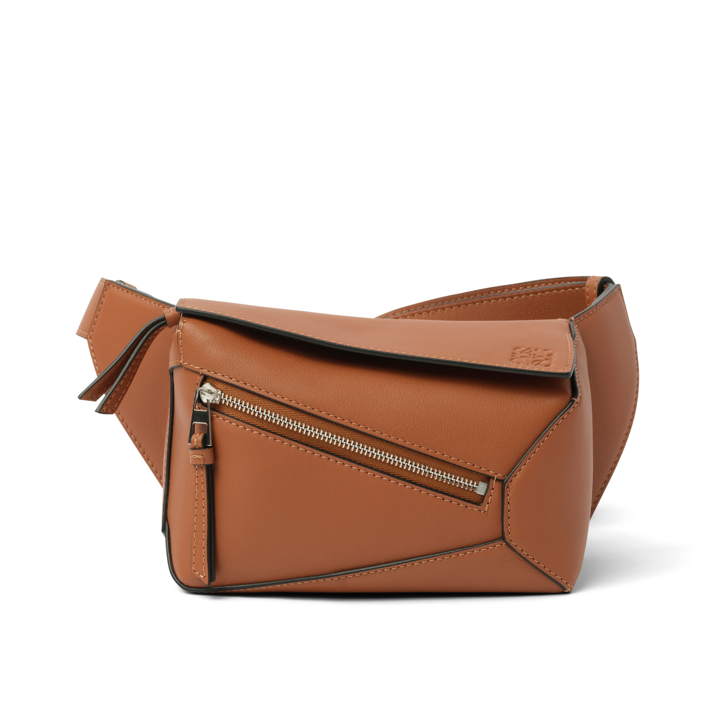 Puzzle Edge Mini Bumbag in Tan