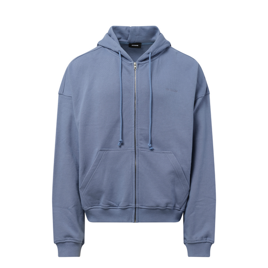 Twin All Around Hoodie Zip-Up in Sky