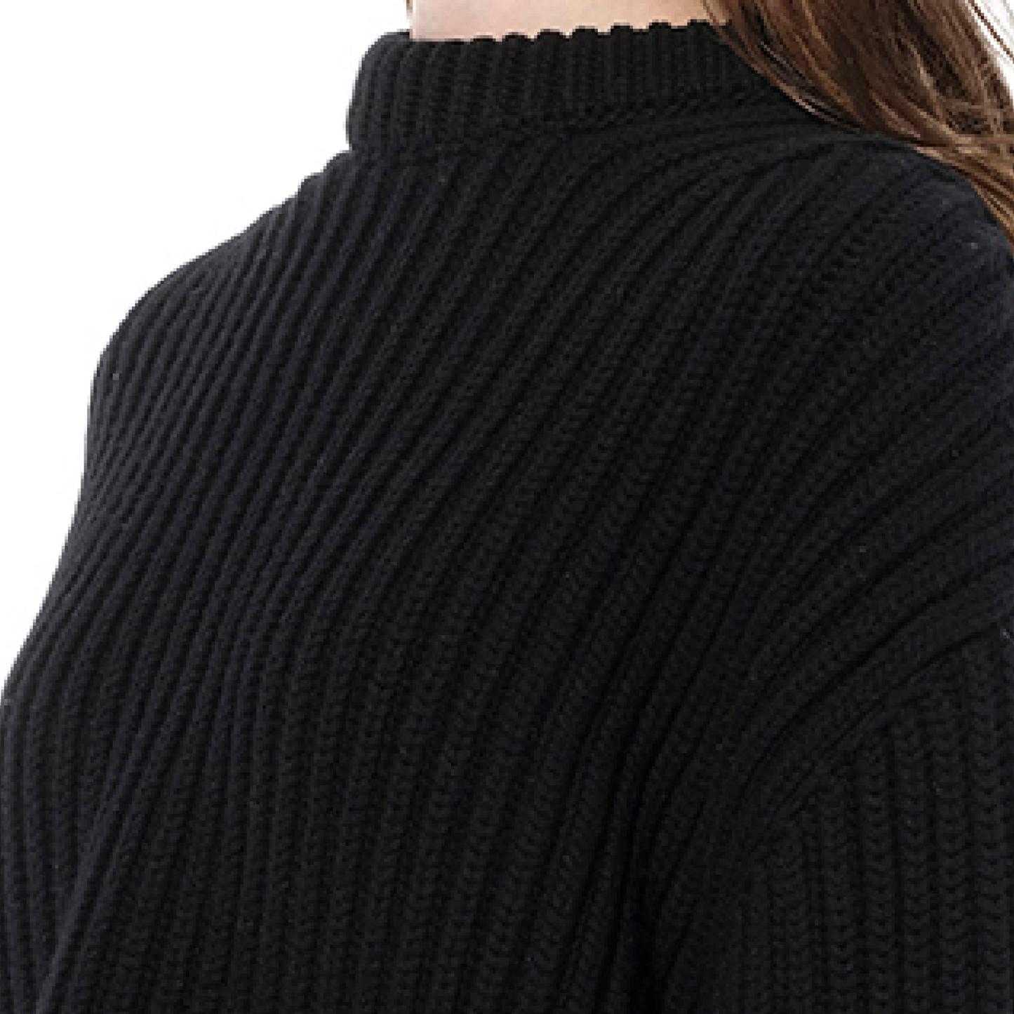 Chunky Rib Knitwear in Black