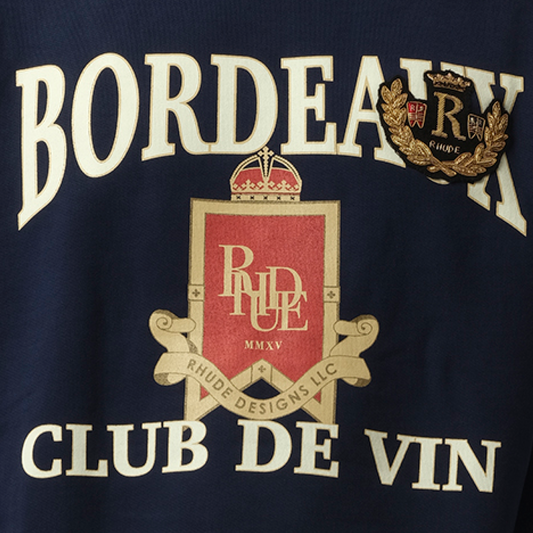 Bordeaux Sweatshirt in Navy