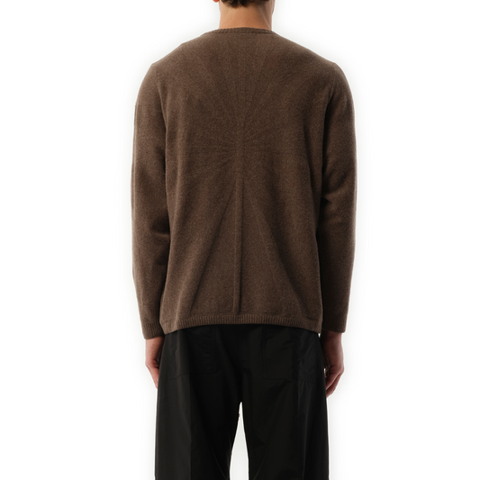 Rick Owens x Moncler Jumbo Round Neck Sweater in Dust