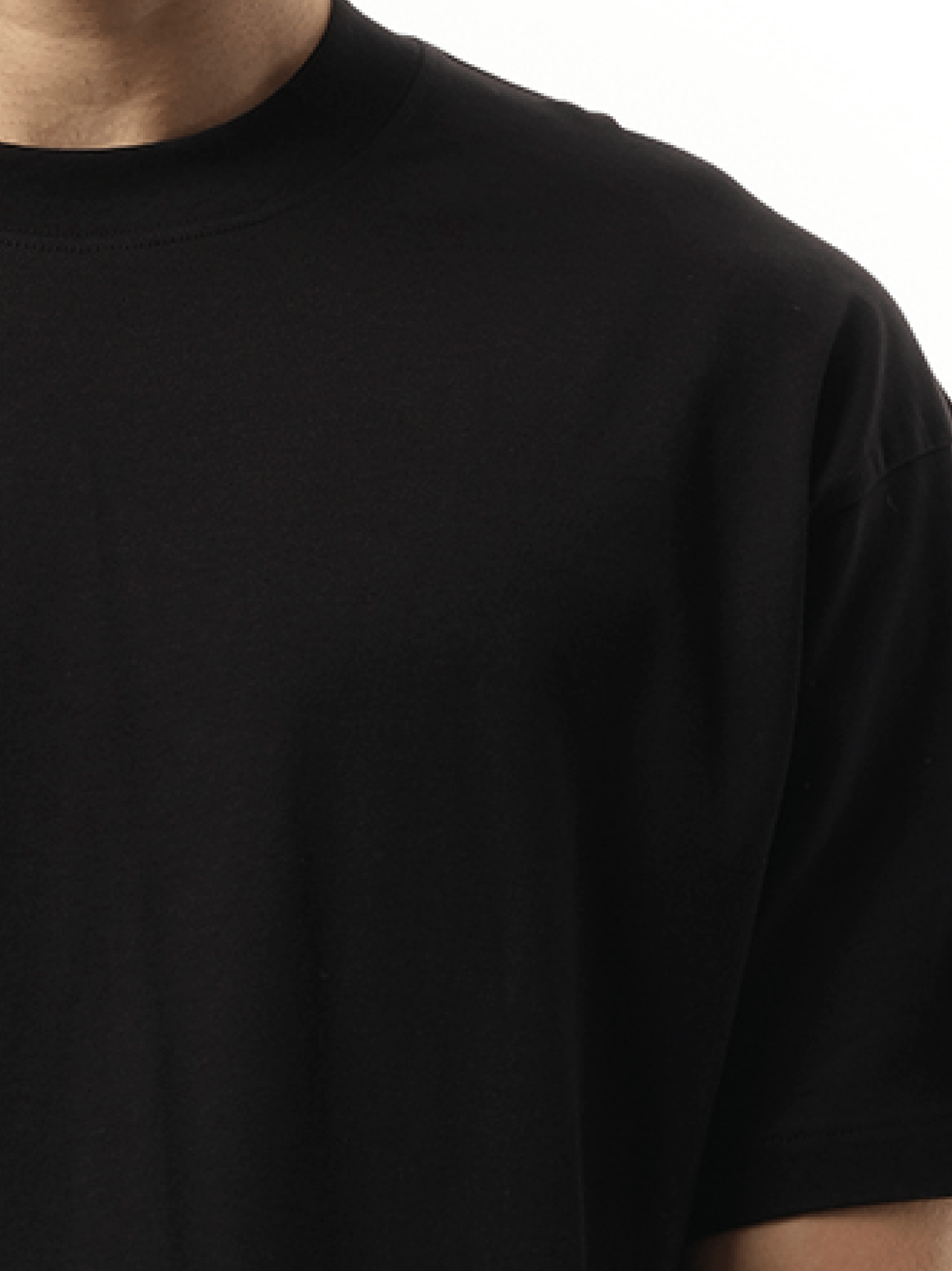 Represent Initial Oversized T-Shirt in Black