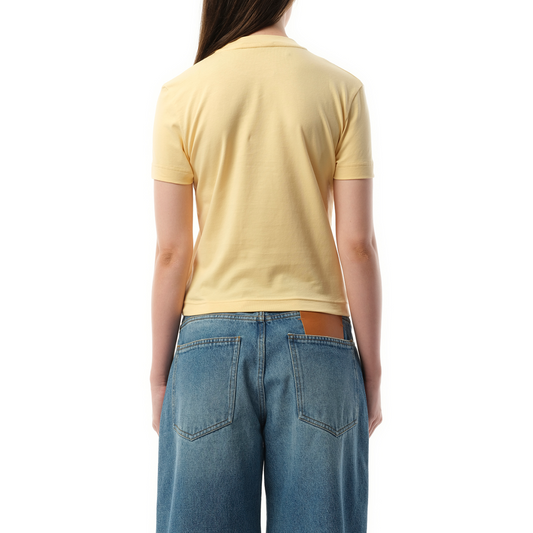 Le T-Shirt Gros Grain in Light Beige 2