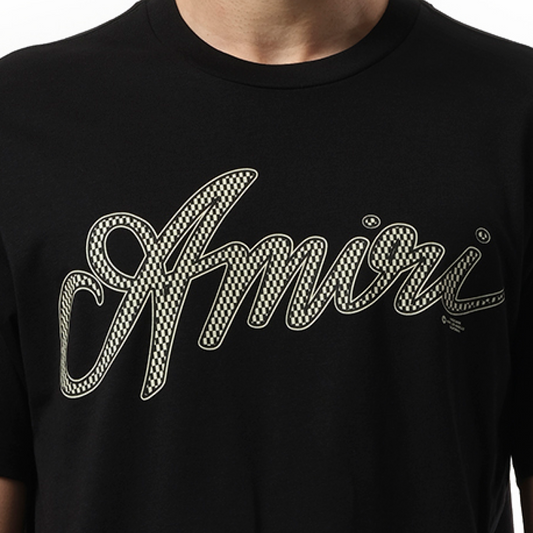 Amiri Script T-Shirt in Black