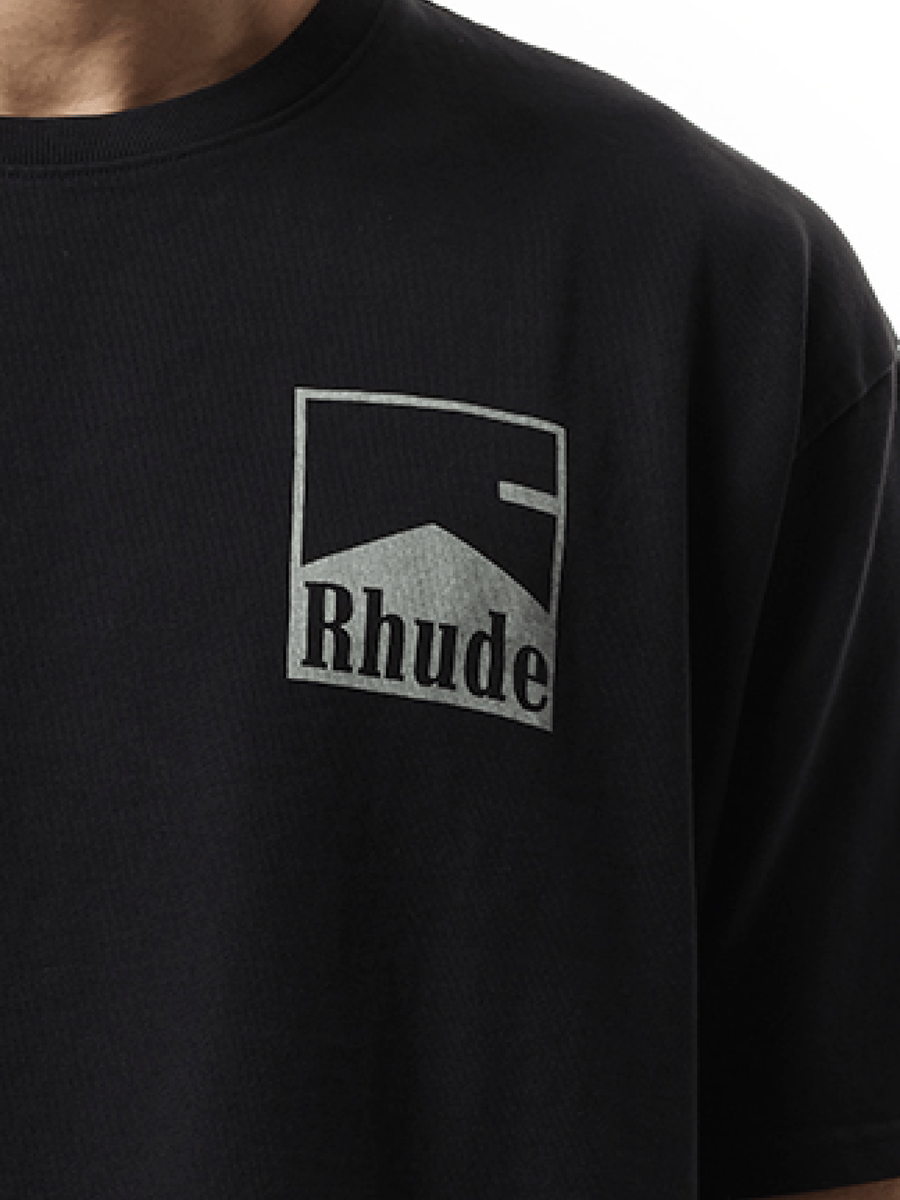 Rhude Rhude Chevron T-Shirt in Vintage Black