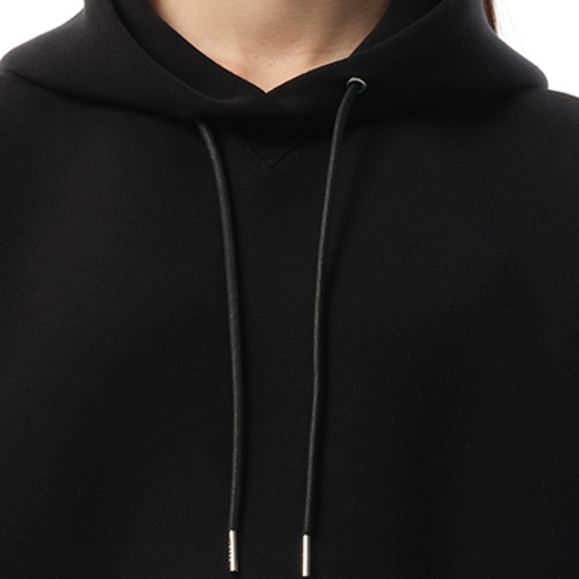 S Sponge Sweat Hoodie in Black