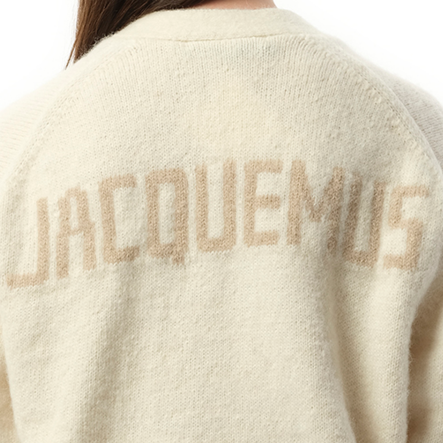 Le Cardigan Jacquemus in Light Beige