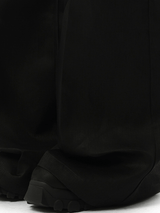 Rick Owens Linen Wide Bela Pants in Black