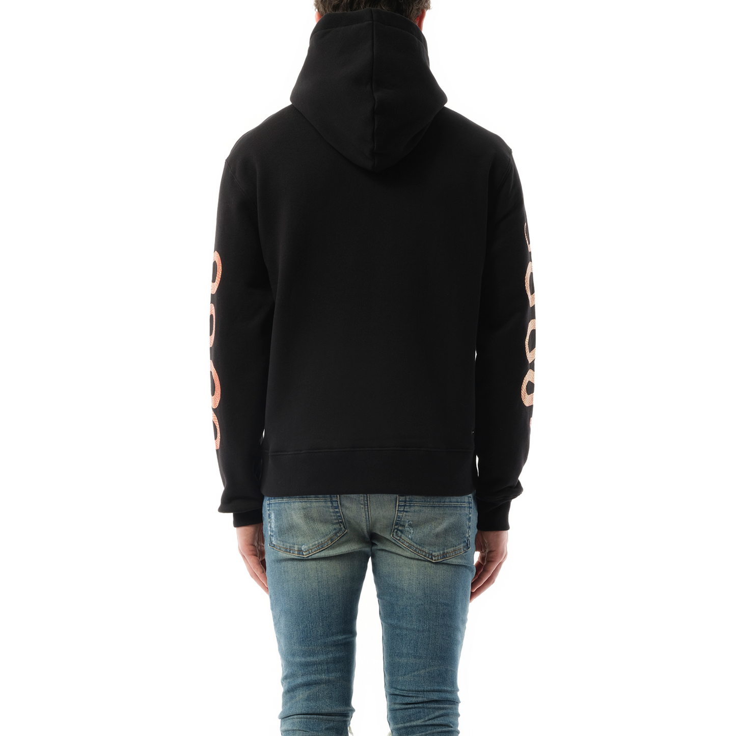 Amiri Snake Hoodie in Black