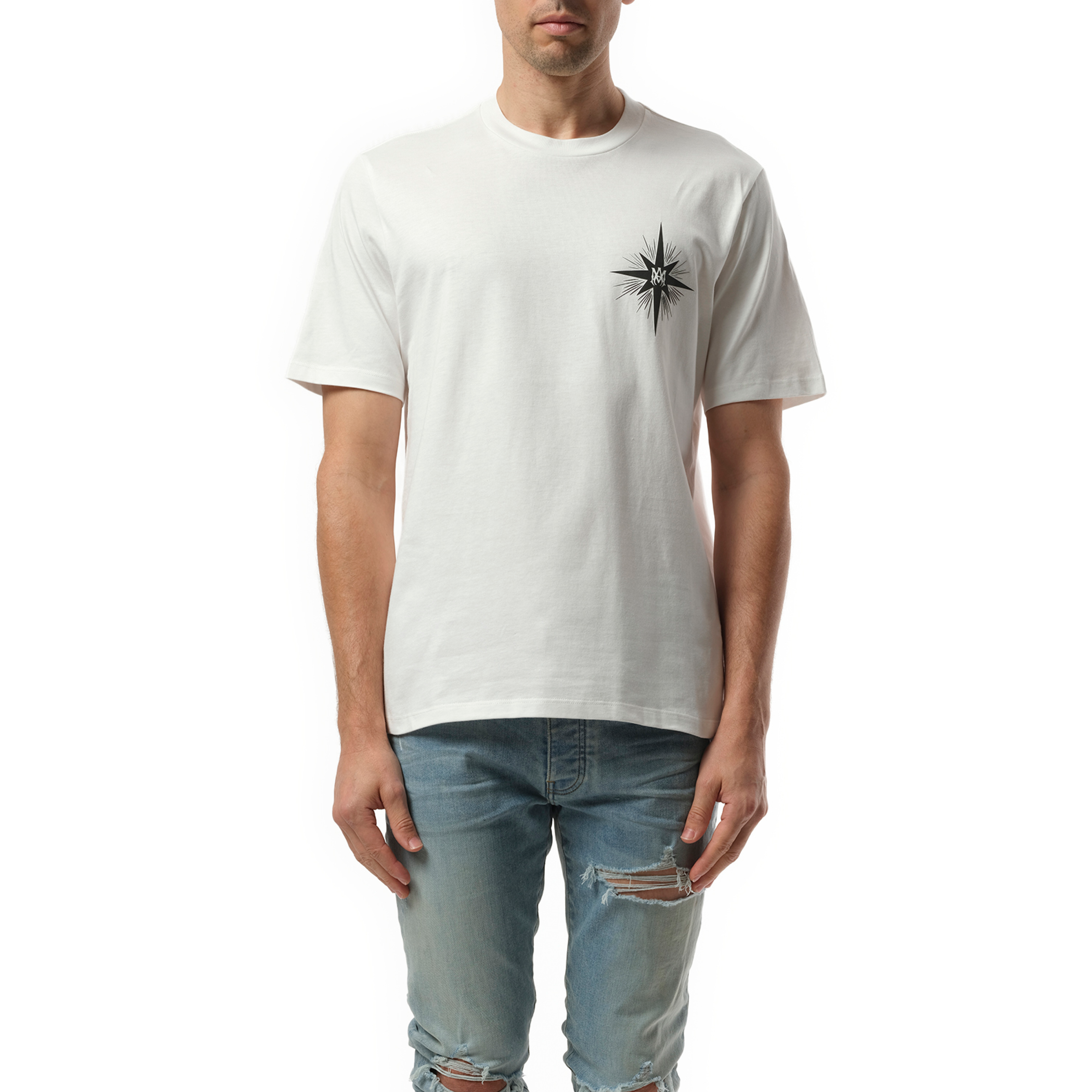 Amiri Starburst T-Shirt in Ivory