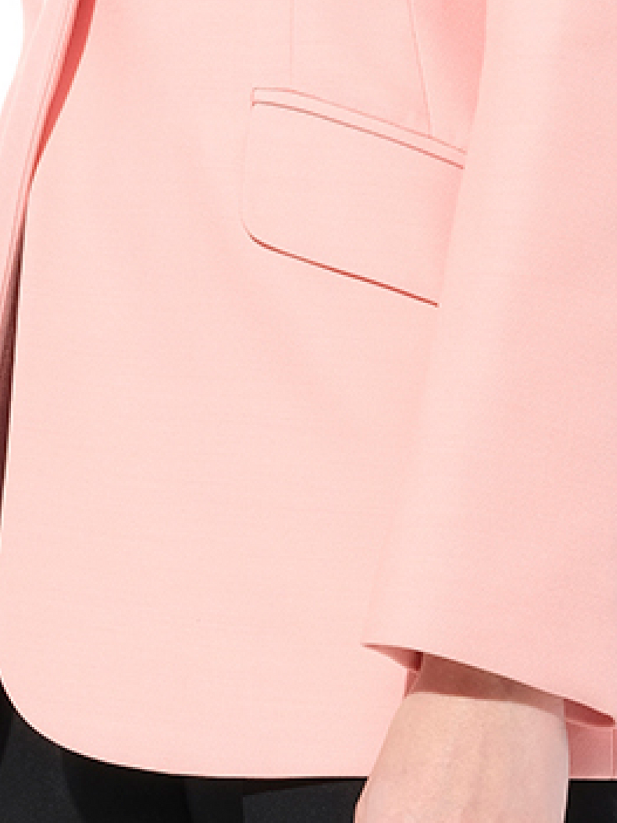 Straight Shoulder Jacket in Anemone