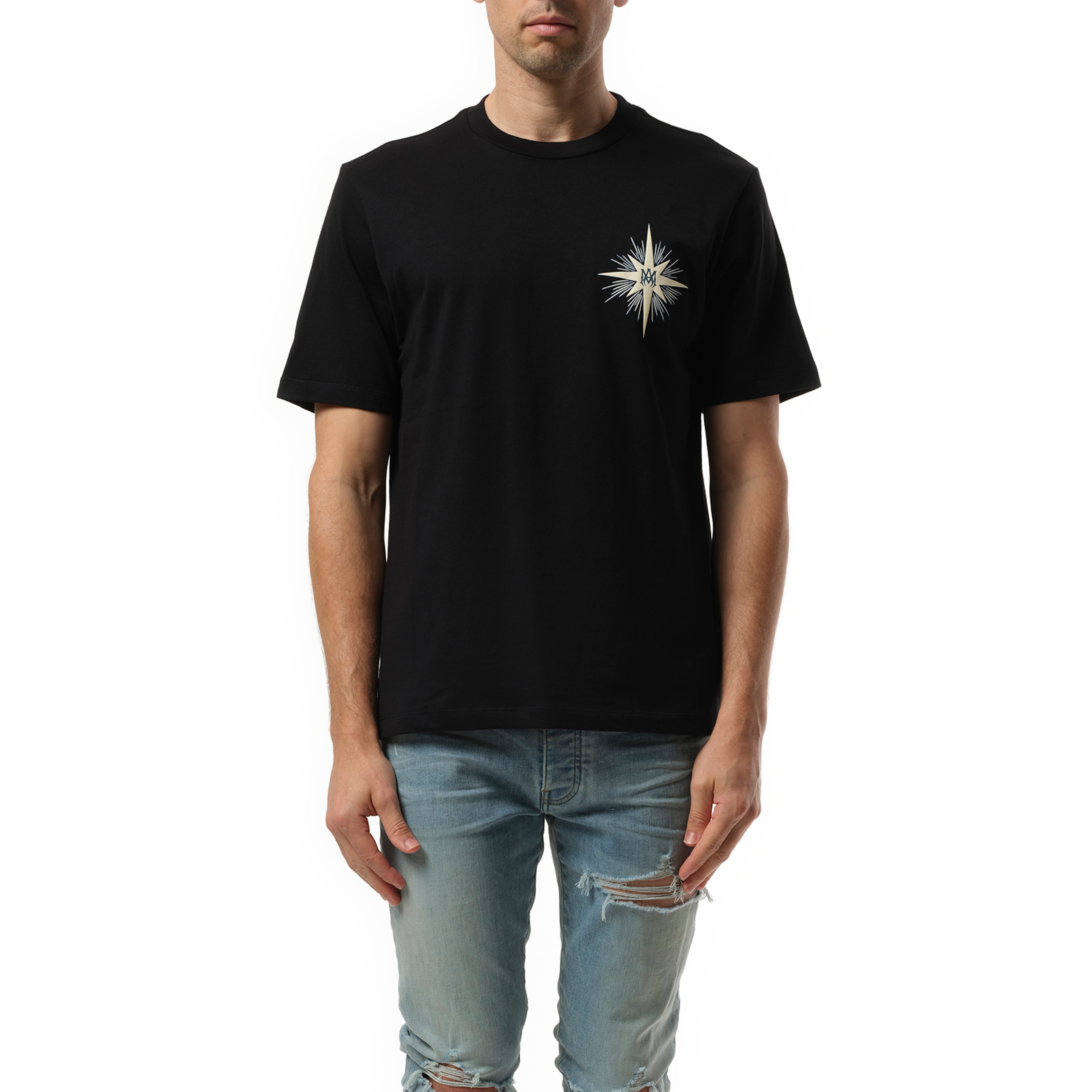 Amiri Starburst T-Shirt in Black