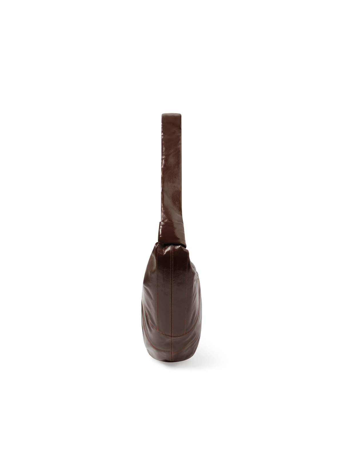 Lemaire Large Croissant Bag in Chocolate Fondant
