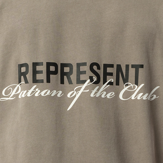 Patron of the Club T-Shirt in Mudstone