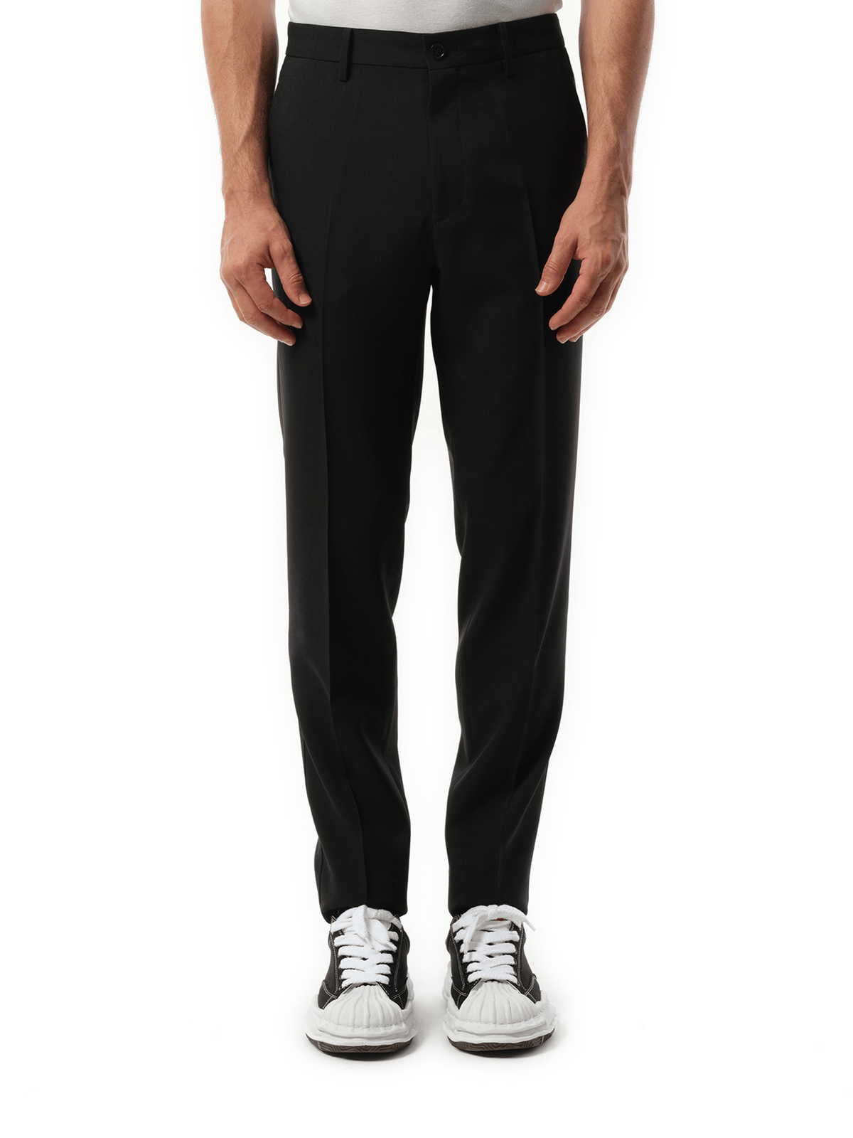 Undercover Zip Detail Casual Pants in Black