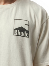 Rhude Rhude Chevron T-Shirt in Vintage White