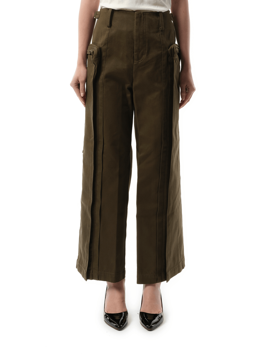 Fax Copy Express Oversized Cargo Pants in Olive