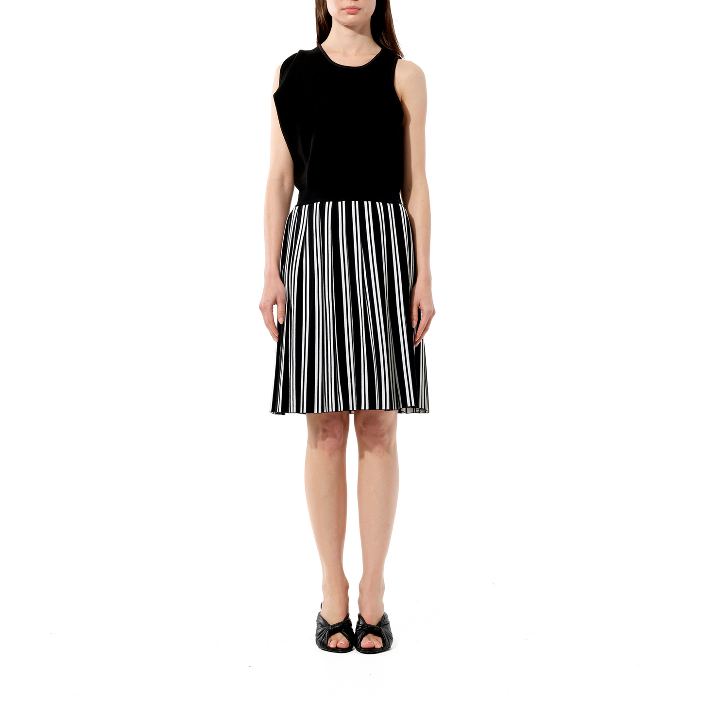 Graph Skirt in Black/White